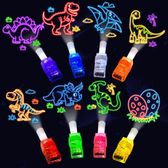POPOOO dinosaur egg finger light glows brightly, perfect for party favors and play time