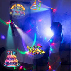 POPOOO neon finger light hats design brightens party decorations