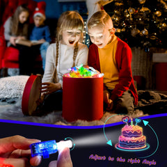 POPOOO neon finger light HAPPY BIRTHDAY lettering pattern for celebrations