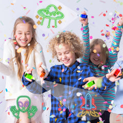 POPOOO space finger light glow boosts party ambiance and fun.
