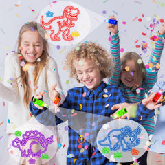 POPOOO triceratops finger light shines soft, friendly light for bedtime fun