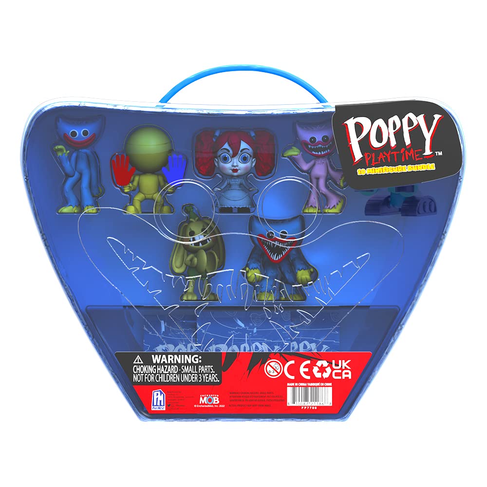 Poppy Playtime exclusive metallic figures inside the case for display and gifting