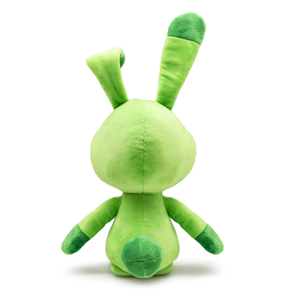 Poppy Playtime Smiling Critters green plush doll face detail showing soft texture
