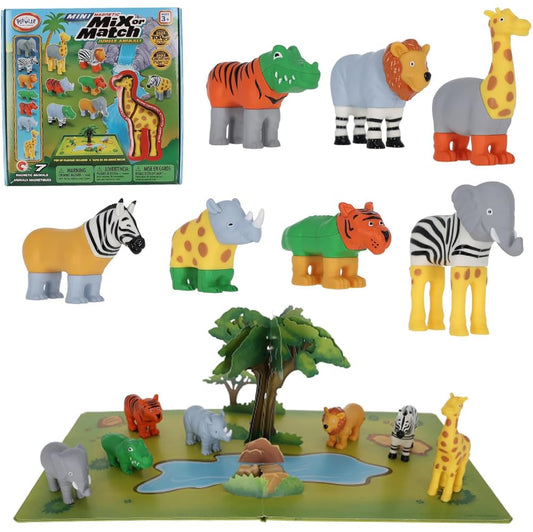 Popular Playthings magnetic giraffe piece enhances color matching and fine motor play.