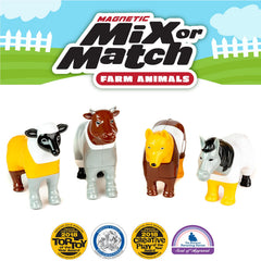 Popular Playthings Magnetic Animals sheep piece supports easy, beginner-friendly puzzles.