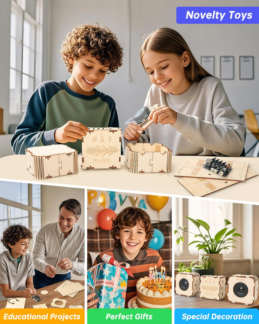 Poraxy gift-ready box concept for teens and adults seeking a hands-on project
