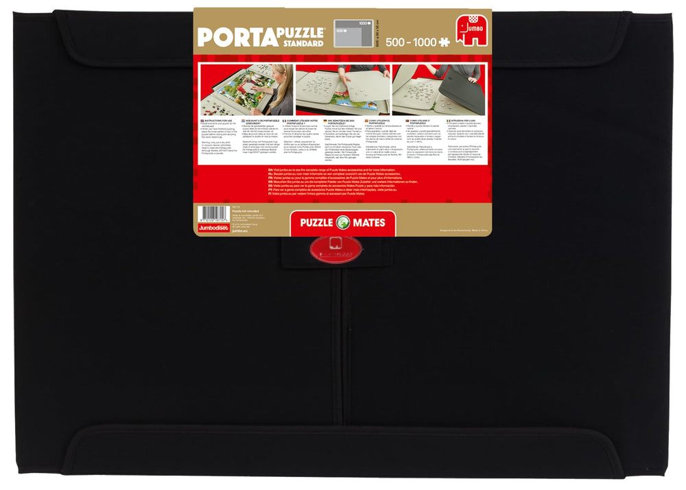 PortaPuzzle board dimensions 31-50 x 23-23 inches for stable setup.