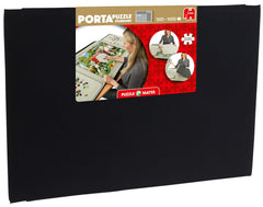 PortaPuzzle jumbo board surface keeps pieces in place during puzzling.