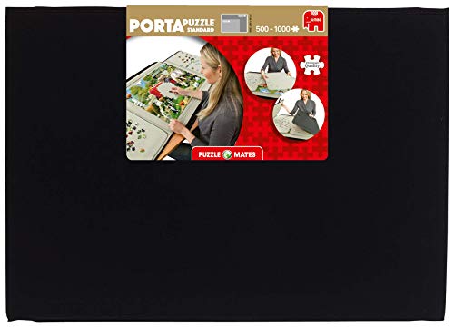 PortaPuzzle lining holds pieces securely for smooth completion.