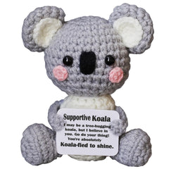 POSSHE crochet koala small-knit, a cozy pocket friend to brighten days.