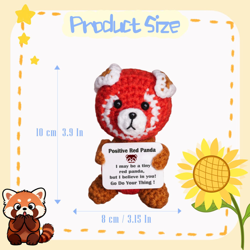 POSSHE Red Panda affirmation card, thoughtful encouragement note