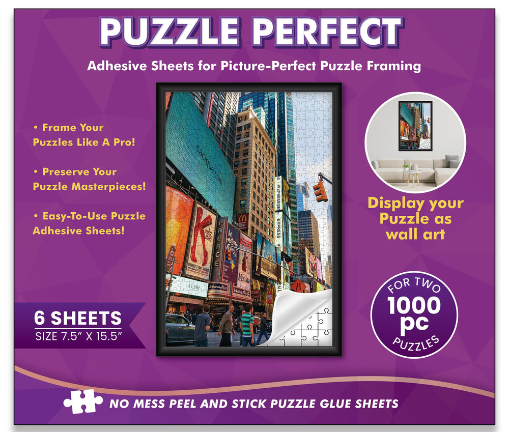 Poster Palooza UV resistant acrylic preserves puzzle colors over time