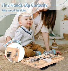 Potatomato Busy Board portable design supports travel and screen-free fun.