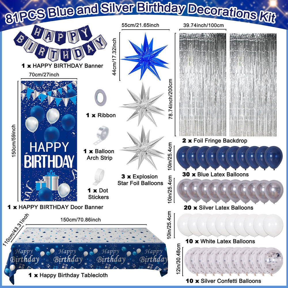 Pounira blue tablecloth protects surfaces while elevating table settings.