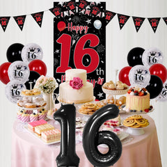 Pounira red 10-inch balloons for vibrant party accents and color pops.