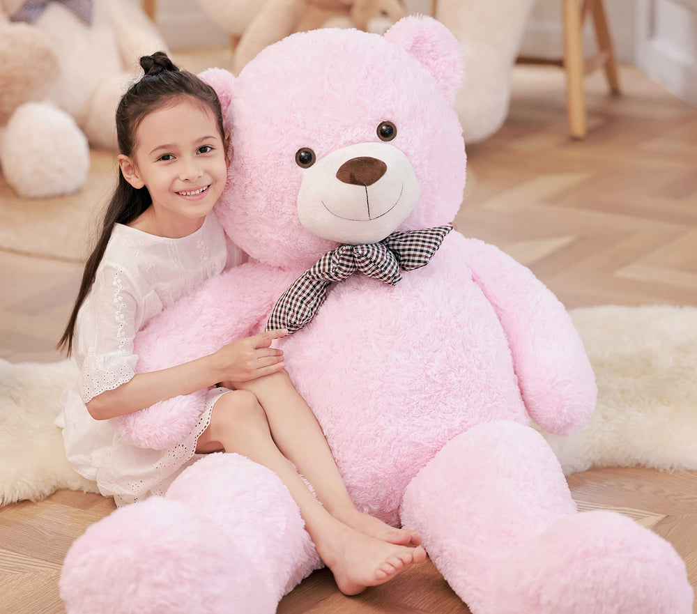 Poutmac pink teddy bear bedroom decor adds playful charm and warmth
