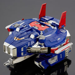 Power Rangers Astro Megazord packaging design highlights premium build.
