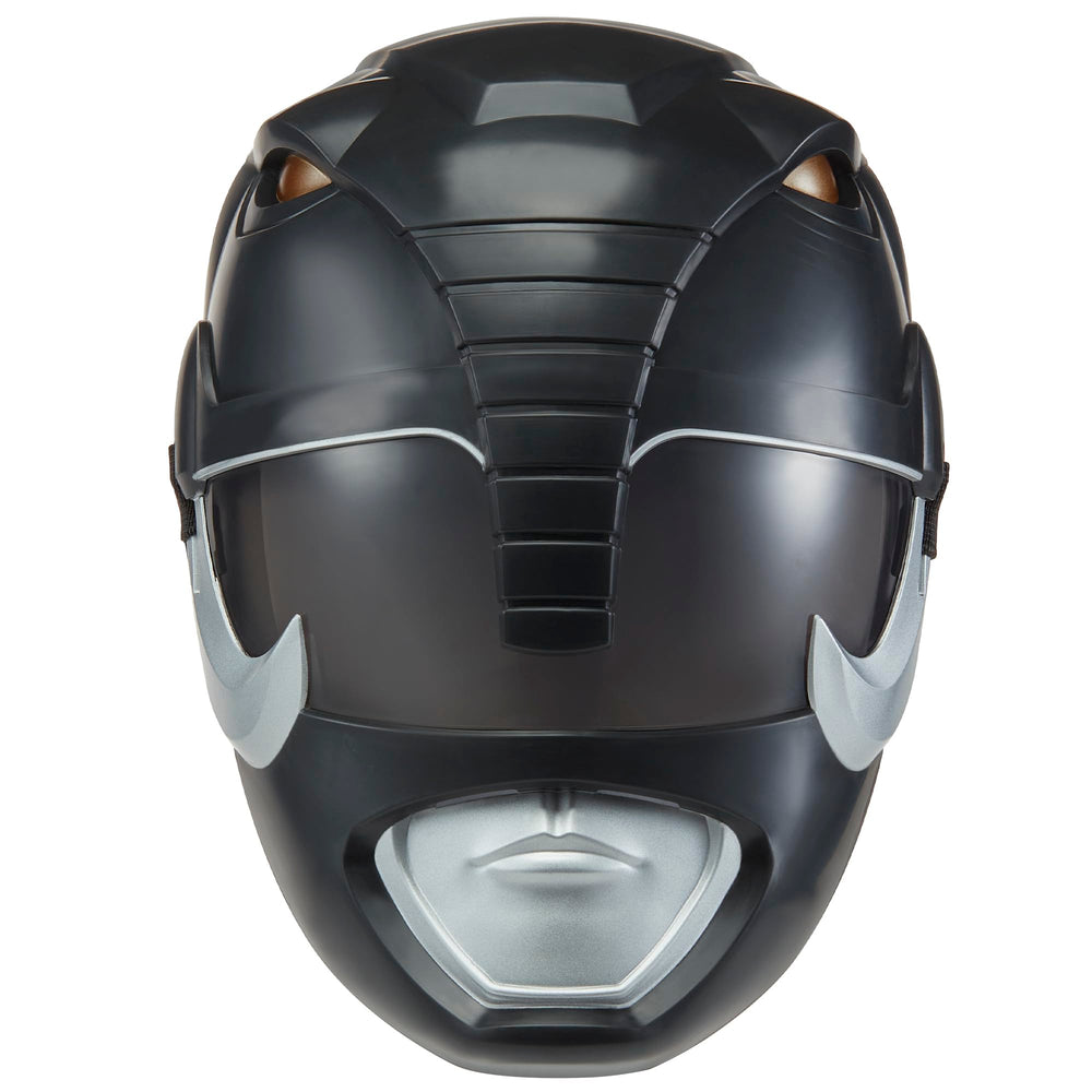 Power Rangers Black Ranger mask front view for authentic role-play