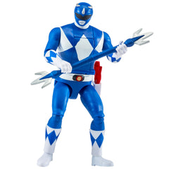 Power Rangers Blue Ranger 6-inch figure offers articulation for dynamic poses and display.
