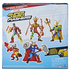 Power Rangers Groot figure front with tree-like detailing for play