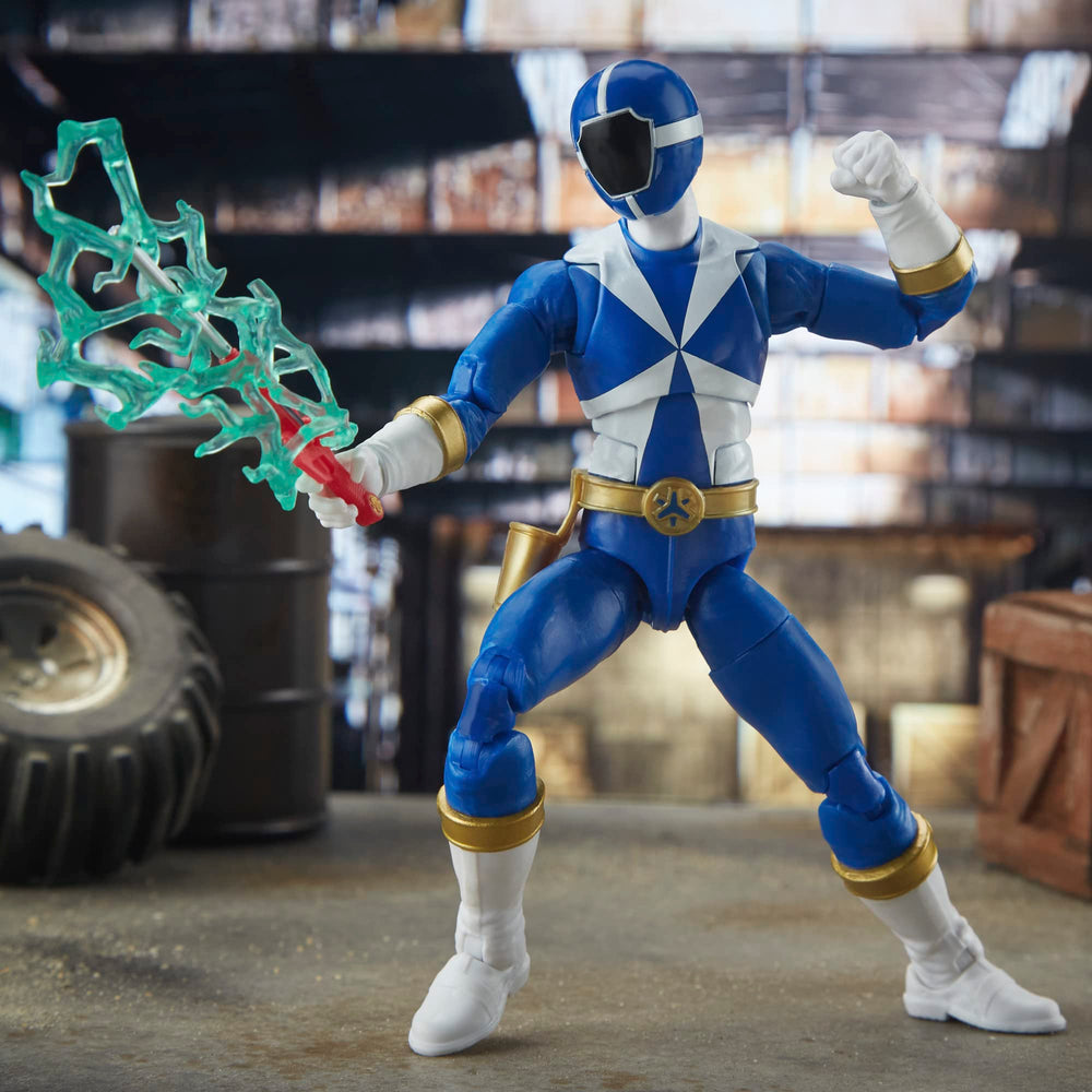 Power Rangers Lightning Collection Blue Ranger accessories for dynamic play