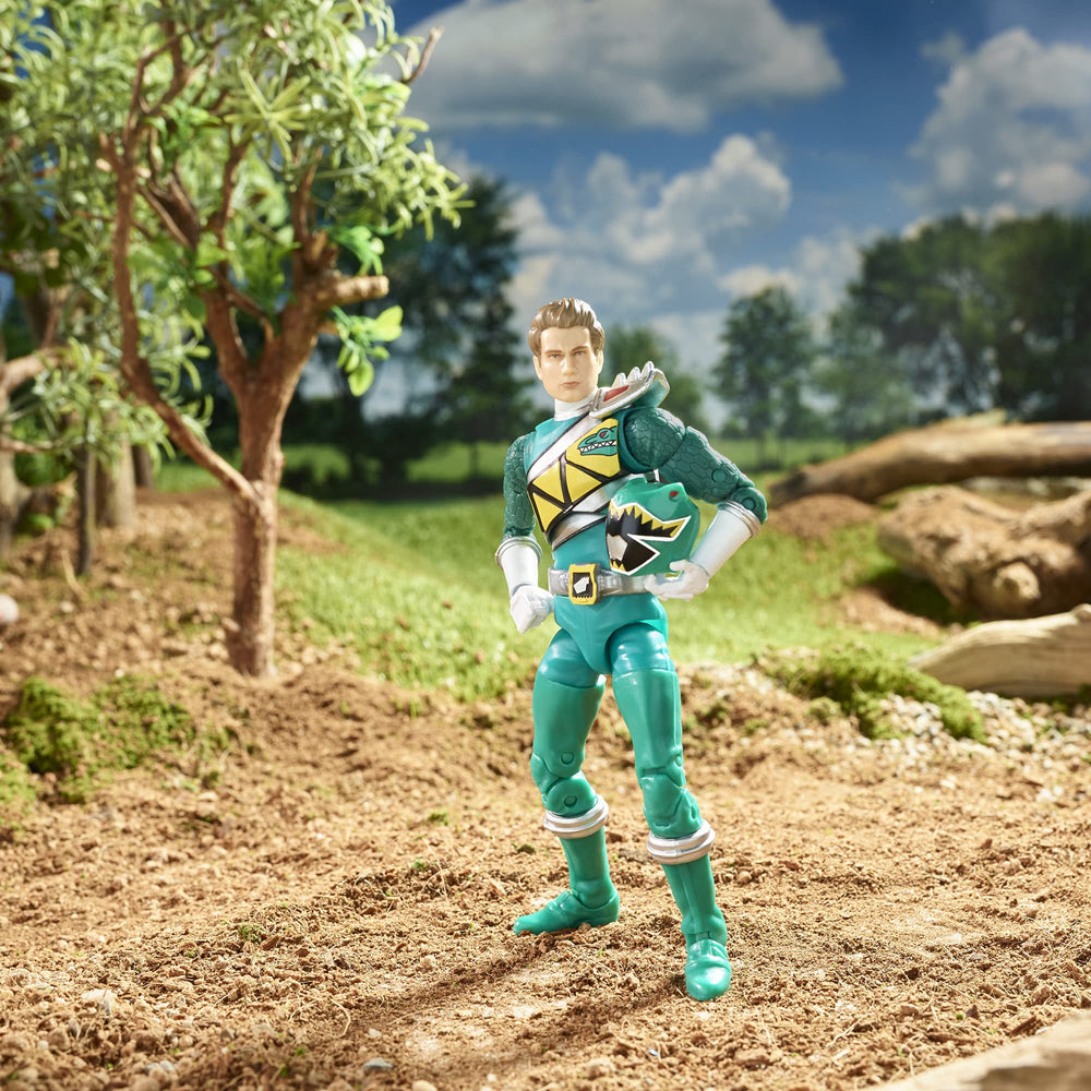 Power Rangers Dino Charge Green Ranger packaging display for collectors