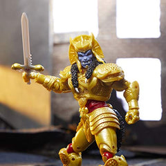 Lightning Collection Goldar showing compatibility with other figures for displays.