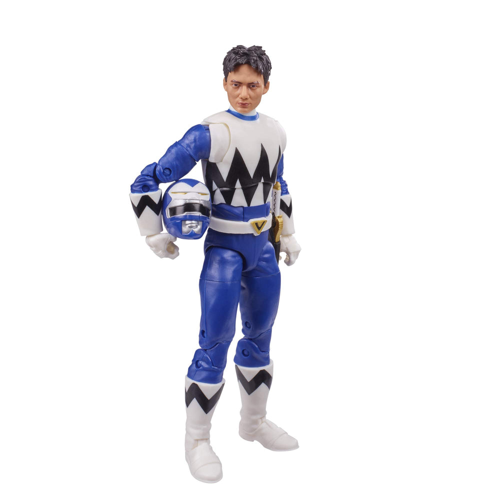 Power Rangers Lightning Collection Lost Galaxy Blue Ranger unhelmeted head for varied character display