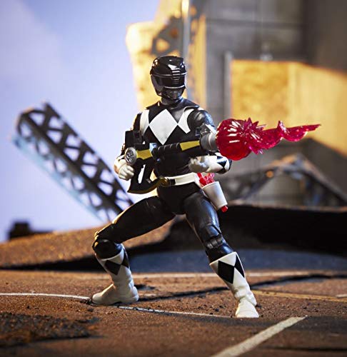 Power Rangers Lightning Collection Black Ranger 6-inch figure with poseable articulation