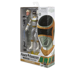 Power Rangers Space Silver Ranger helmeted vs unhelmeted display options.
