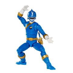 Power Rangers Lightning Collection Wild Force Blue Ranger blast effect enhances display