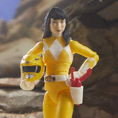 Power Rangers Yellow Ranger helmet off head swap for customizable looks