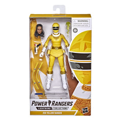 Power Rangers Zeo Yellow Ranger with helmet head option for screen-accurate display.