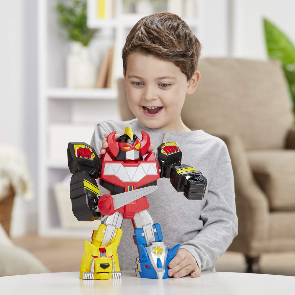 Power Rangers Megazord with sword and shields for action-packed adventures.