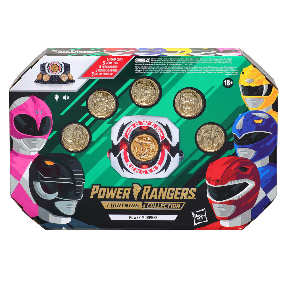 Mighty Morphin Morpher detailing highlights authentic deco and sculpt