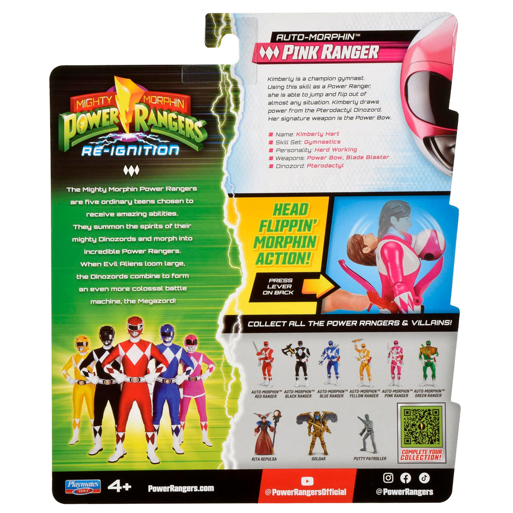 Power Rangers Mighty Morphin Re-Ignition classic design brings nostalgic charm for fans.