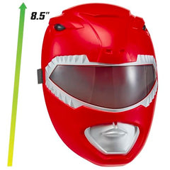 Power Rangers Re-Ignition Red Ranger Mask closeup showing authentic sculpt.