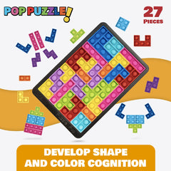 Power Your Fun silicone puzzle pieces showcase vibrant colors and tactile feedback