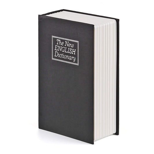 Powstro Piggy Bank Book Safe cover shows discreet lockable storage.