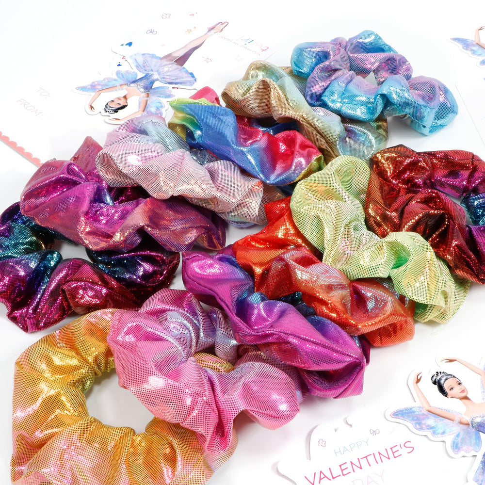 Pozemu two-sided scrunchie colors provide versatile styling on the go.