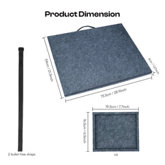 PP OPOUNT gray nine removable trays organize puzzle pieces efficiently