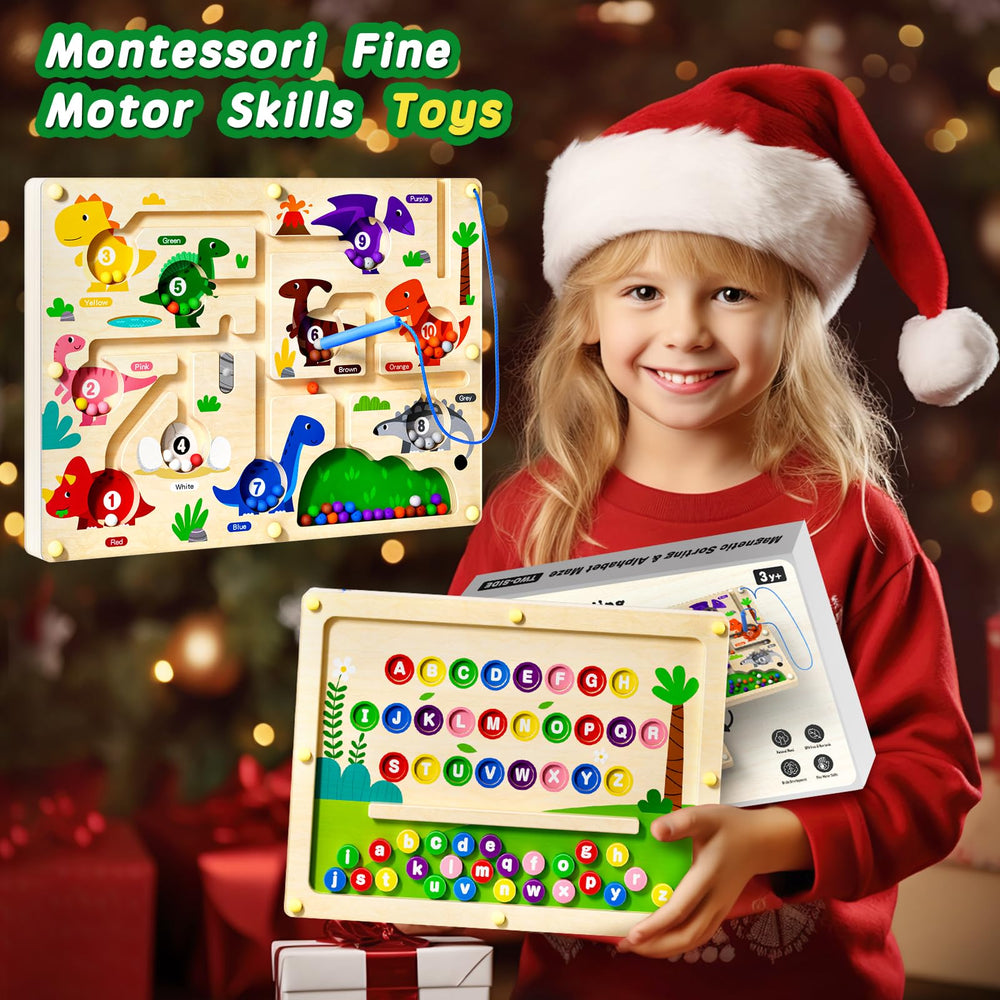 Ppotyo double-sided board offers versatile learning at home or travel.