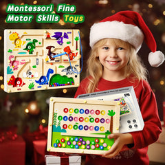 Ppotyo double-sided board offers versatile learning at home or travel.