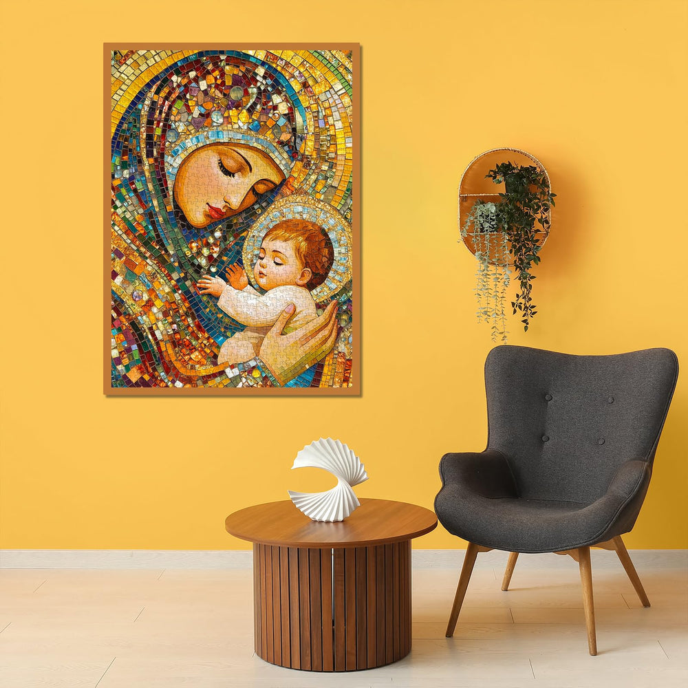 PPuzzling 1000-piece puzzle includes sturdy packaging and a high-resolution poster.