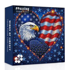 PPuzzling American Bald Eagle puzzle 1000 pieces for a challenging family activity