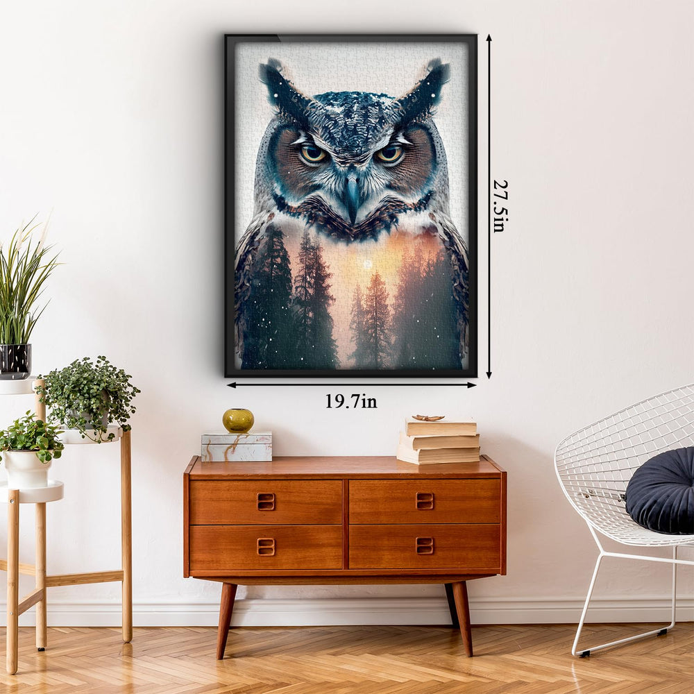 PPuzzling Bird lover gift puzzle doubles as striking wall decor