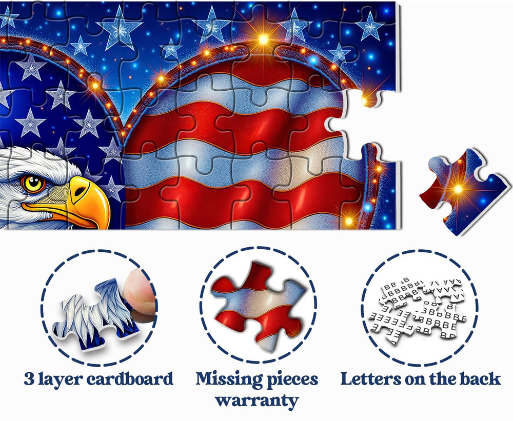 PPuzzling bright red and blue puzzle colors closeup highlighting sharp printing
