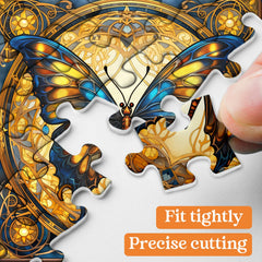 PPuzzling Butterfly Wall Decor Puzzle ready to become room art.