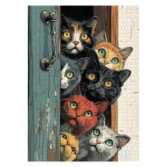 PPuzzling Cat Puzzles high-res poster helps verify details before assembly.