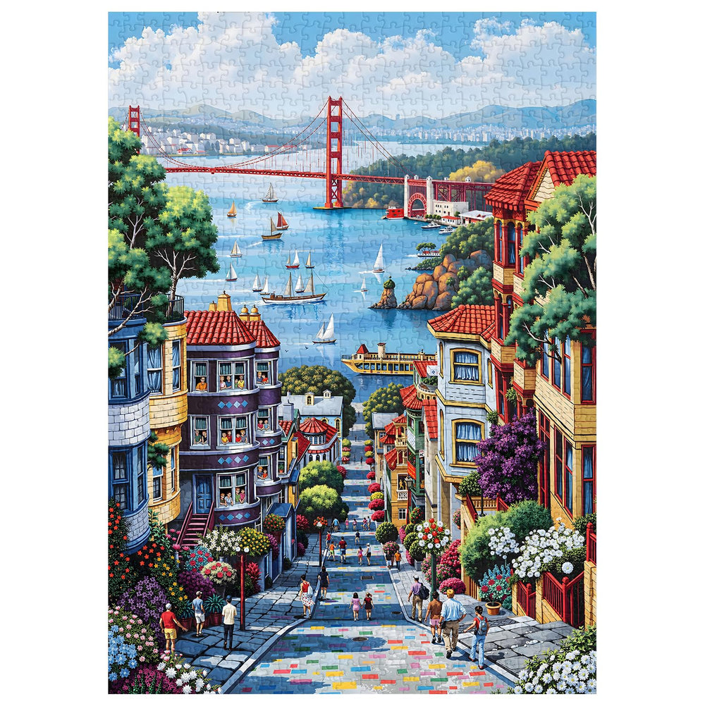 PPuzzling Golden Gate Bridge puzzle highlights iconic landmark for family puzzle time